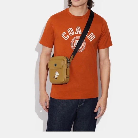 Coach X Peanuts Heritage Crossbody With Snoopy Motif NWT PRICE FIRM - Picture 4 of 6